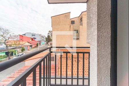 Varanda da Sala de apartamento à venda com 2 quartos, 42m² em Vila Progresso, Santo André