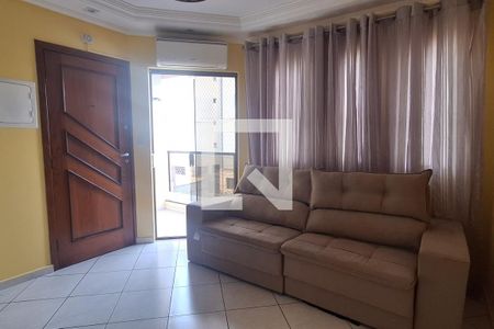 Sala de apartamento para alugar com 3 quartos, 89m² em Vila Camilópolis, Santo André