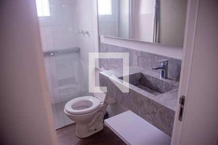 Banheiro Corredor de apartamento para alugar com 1 quarto, 87m² em Dom Feliciano, Gravataí