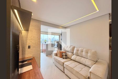 Sala de apartamento à venda com 2 quartos, 71m² em Jardim Caravelas, São Paulo