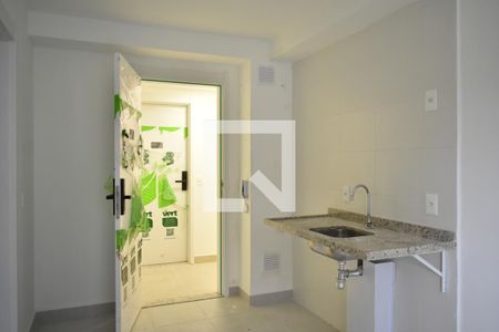 Sala/Cozinha de apartamento à venda com 1 quarto, 29m² em Chácara Inglesa, São Paulo