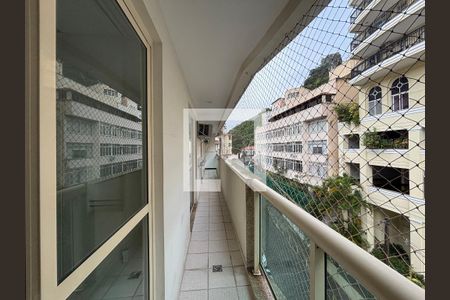 Varanda da sala e dos quartos de apartamento para alugar com 2 quartos, 95m² em Copacabana, Rio de Janeiro