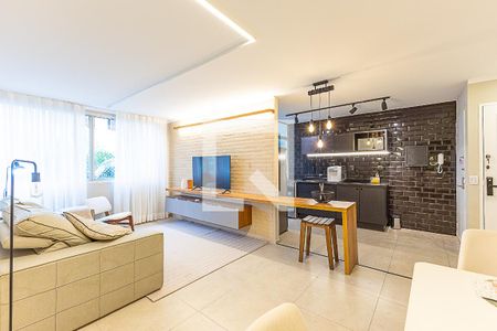 Sala de apartamento para alugar com 3 quartos, 100m² em Itaim Bibi, São Paulo