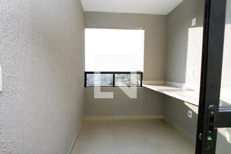 Varanda da Sala de apartamento à venda com 2 quartos, 59m² em Nova Granada, Belo Horizonte