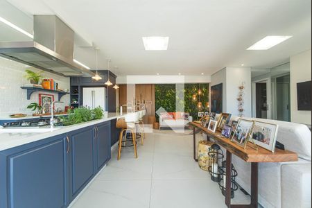 Sala de apartamento à venda com 1 quarto, 100m² em Campo Belo, São Paulo