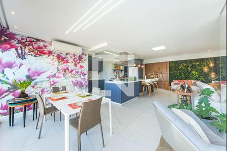 Sala de apartamento à venda com 1 quarto, 100m² em Campo Belo, São Paulo
