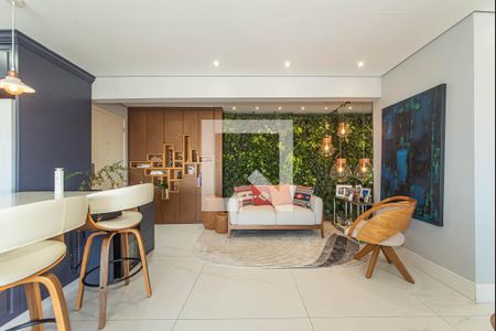 Sala de apartamento à venda com 1 quarto, 100m² em Campo Belo, São Paulo