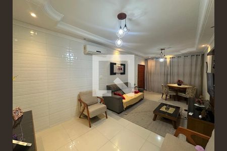 Sala de casa para alugar com 2 quartos, 134m² em Vila Nossa Senhora de Fatima, São Vicente