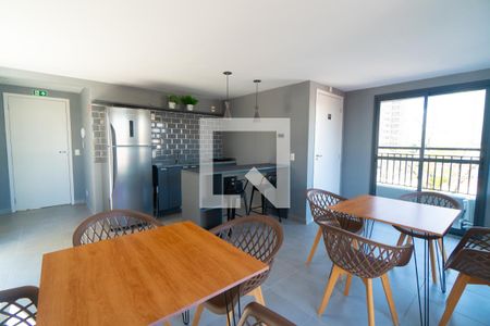 Área comum - Salão de festas de kitnet/studio para alugar com 1 quarto, 25m² em Chácara Inglesa, São Paulo