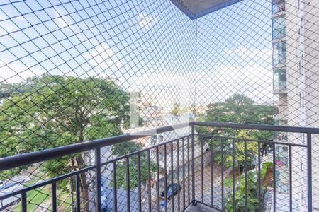 Varanda da sala  de apartamento à venda com 3 quartos, 63m² em Centro, Diadema