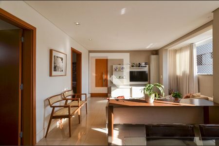 Sala Ambientes de apartamento à venda com 2 quartos, 66m² em Funcionários, Belo Horizonte
