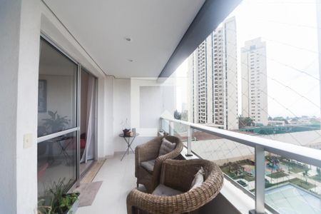 Varanda da Sala de apartamento à venda com 3 quartos, 88m² em Vila da Serra, Nova Lima