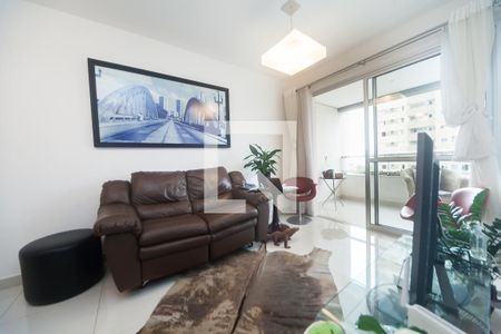 Sala de TV de apartamento à venda com 3 quartos, 88m² em Vila da Serra, Nova Lima