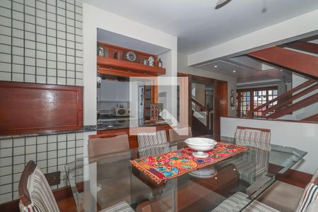 Sala de Jantar de casa de condomínio à venda com 3 quartos, 234m² em Boa Vista, Porto Alegre