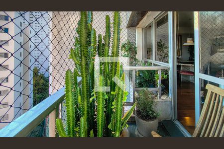 Varanda da Sala de apartamento à venda com 3 quartos, 108m² em Jardim Marajoara, São Paulo