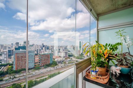 Varanda de apartamento à venda com 1 quarto, 62m² em Butantã, São Paulo