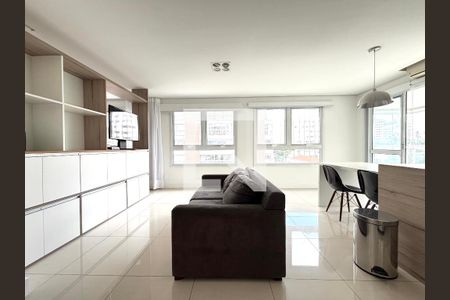 Sala/Cozinha de apartamento para alugar com 1 quarto, 56m² em Vila Olímpia, São Paulo