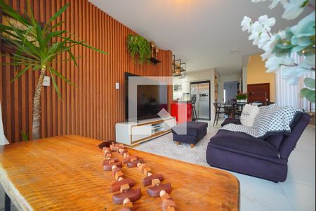 Sala de casa de condomínio para alugar com 4 quartos, 260m² em São João do Rio Vermelho, Florianópolis