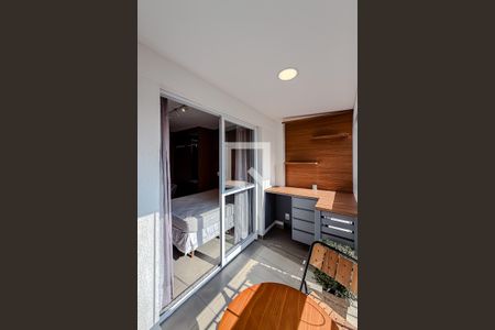Varanda de kitnet/studio para alugar com 1 quarto, 28m² em Vila Mariana, São Paulo