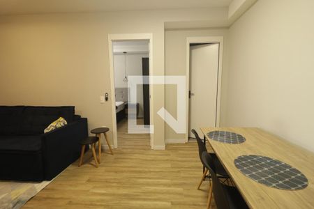 Sala de apartamento para alugar com 1 quarto, 36m² em Liberdade, São Paulo