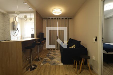 Sala de apartamento para alugar com 1 quarto, 36m² em Liberdade, São Paulo