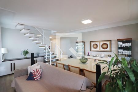 Sala  de apartamento à venda com 3 quartos, 150m² em Vila Mussoline, São Bernardo do Campo