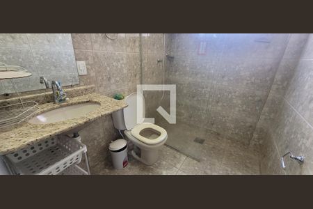 banheiro suite 1  de apartamento para alugar com 3 quartos, 116m² em Filadélfia, Betim