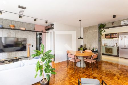 Sala de apartamento para alugar com 1 quarto, 85m² em Vila Nova Conceição, São Paulo
