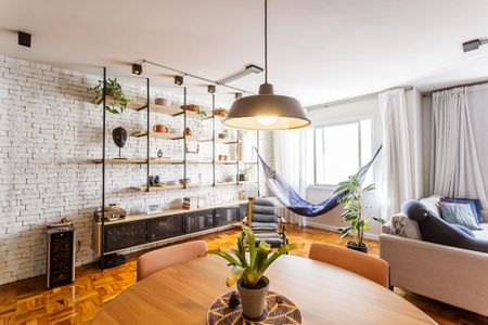 Sala de apartamento para alugar com 1 quarto, 85m² em Vila Nova Conceição, São Paulo