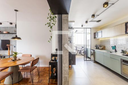 Sala de apartamento para alugar com 1 quarto, 85m² em Vila Nova Conceição, São Paulo