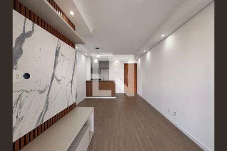 Sala de apartamento para alugar com 3 quartos, 75m² em Jd Eudizia, Santo André