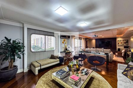 Sala de apartamento para alugar com 3 quartos, 240m² em Jardim Analia Franco, São Paulo
