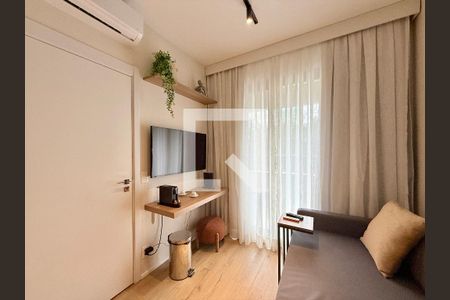 Sala de apartamento à venda com 1 quarto, 32m² em Campo Belo, São Paulo