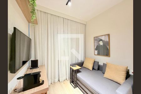 Sala de apartamento à venda com 1 quarto, 32m² em Campo Belo, São Paulo
