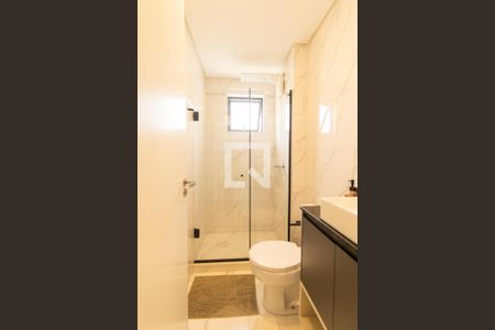 Banheiro Social de apartamento para alugar com 1 quarto, 39m² em Guaíra, Curitiba