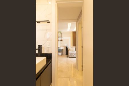 Banheiro Social de apartamento para alugar com 1 quarto, 39m² em Guaíra, Curitiba