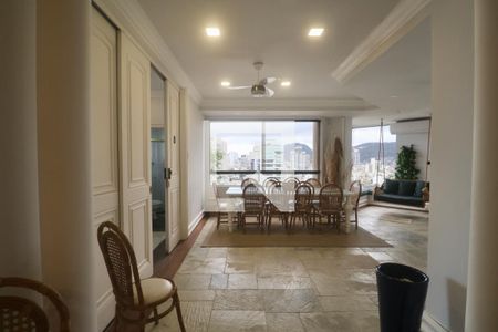Sala de apartamento para alugar com 4 quartos, 450m² em Balneario Guarujá, Guarujá
