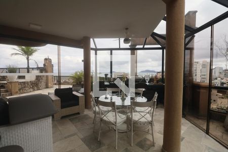 Varanda de apartamento para alugar com 4 quartos, 450m² em Balneario Guarujá, Guarujá