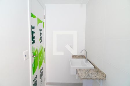 Banheiro da Suíte de apartamento à venda com 1 quarto, 27m² em Chácara Inglesa, São Paulo