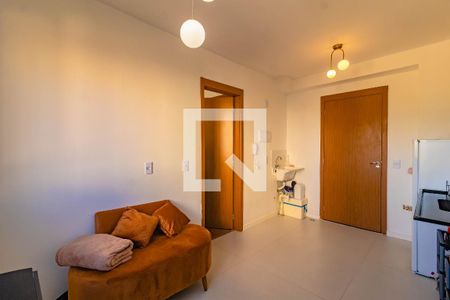Sala/cozinha de apartamento para alugar com 1 quarto, 27m² em Jardim Oriental, São Paulo
