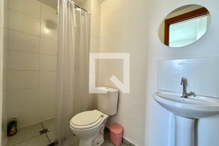 Banheiro da Suíte de apartamento para alugar com 1 quarto, 27m² em Jardim Oriental, São Paulo