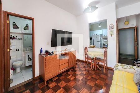 Sala  de apartamento à venda com 1 quarto, 50m² em Glória, Rio de Janeiro