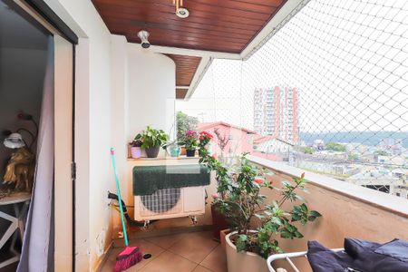 Varanda da Sala de apartamento à venda com 3 quartos, 155m² em Vila Jacuí, São Paulo