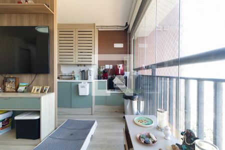 Varanda da Sala de apartamento à venda com 2 quartos, 54m² em Vila Nair, São Paulo