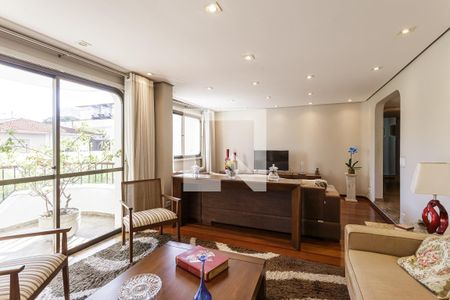 Sala de apartamento à venda com 4 quartos, 200m² em Chácara Itaim, São Paulo