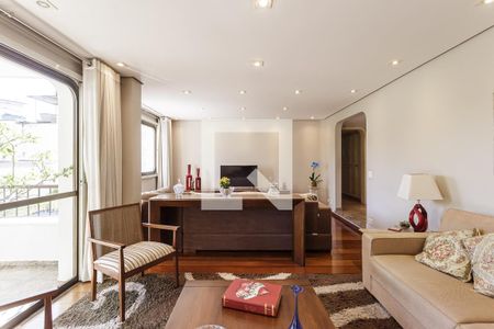 Sala de apartamento à venda com 4 quartos, 200m² em Chácara Itaim, São Paulo