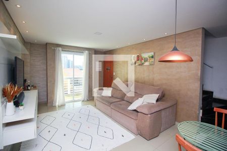 Sala de apartamento à venda com 3 quartos, 154m² em Vila Lilica, Santo André