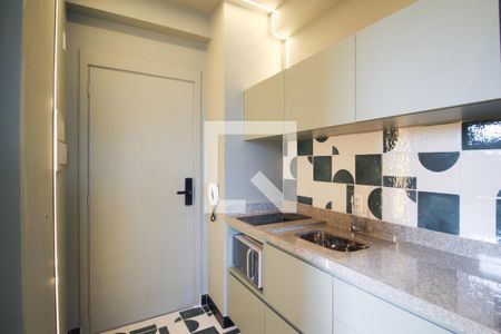 Cozinha de kitnet/studio para alugar com 1 quarto, 28m² em Vila Olímpia, São Paulo