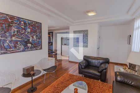 Sala 1 de apartamento à venda com 4 quartos, 143m² em Serra, Belo Horizonte