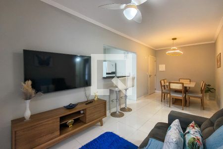 sala de apartamento para alugar com 2 quartos, 80m² em Aviação, Praia Grande